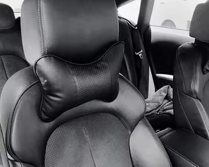 Coussin de siège auto respirant en cuir PU pour appuie-tête, accessoires intérieurs de voiture toutes saisons - Product Image 4
