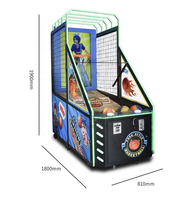 Vente d'usine centre commercial Sports d'intérieur Machine de tir Lcd Console de jeu d'arcade à pièces Basketball Machine à coup unique