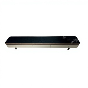 Modern Media Console <strong>TV</strong> Cabinet 220cm Long <strong>Brown</strong> MDF Low-Profile Living Room Entertainment Storage <strong>Unit</strong> - Product Image 4