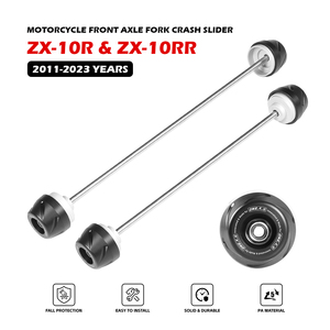 Deslizadores de choque de horquilla de eje trasero delantero NINJA 10RR KAWASAKI ZX10R <span class=keywords><strong>ZX10RR</strong></span> accesorios de protección de rueda de motocicleta - Product Image 3