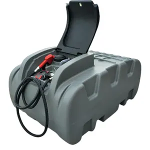 1000L Transfer Fuel Caddy with Pump Plastic Jerry Can Portable Diesel Tank Carbon Packing OEM Provided United States Ibc Pump