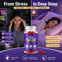 Gummies de mélatonine véganes sans sucre OEM en gros avec vitamine B6 – Complément de relaxation nocturne – Gummies pour le sommeil (fabrication usine)