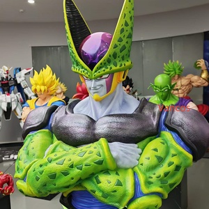 Statue Buste en Résine avec Base LED Lumineuse, Figurine Anime <span class=keywords><strong>Dragon</strong></span> <span class=keywords><strong>Ball</strong></span> <span class=keywords><strong>Z</strong></span> Peinte à la Main, Sculpture Musculaire Détaillée pour Présentation - Product Image 1