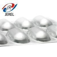 Rouleau de feuille d'aluminium souple JEREL, formé à froid pour l'emballage pharmaceutique sous blister, feuille d'aluminium composite imprimée Alu Alu