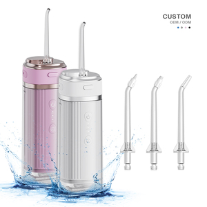 4 puntas recargables inalámbricas para <span class=keywords><strong>irrigador</strong></span> bucal 250ml IPX7 tanque de agua impermeable hilo <span class=keywords><strong>dental</strong></span> inalámbrico agua hilo <span class=keywords><strong>dental</strong></span> - Product Image 1