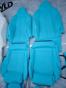 Accessoires de voiture, <span class=keywords><strong>housse</strong></span> de siège de voiture en cuir respirant, ensemble complet pour Audi - Product Image 6