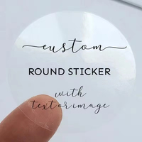 Étiquette autocollante personnalisée en papier texturé acrylique holographique découpé sur mesure, imperméable pour sceller les sacs