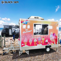 Camion de nourriture mobile aux normes des États-Unis kiosque de nourriture pour crème glacée à hot-dog chariot à café remorque de nourriture avec cuisine complète équipée