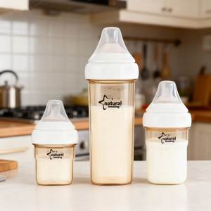Biberon carré anti-colique à col large pour nouveau-né, prix personnalisé, en PPSU - Product Image 2