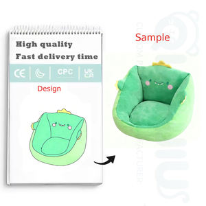 تخفيضات كبيرة على وسادة محشوة على شكل دب وديناصور كرتون محمولة على شكل حيوان خنزير للفتيات كرسي غرفة المعيشة - Product Image 1