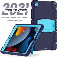 Silikon Darbeye Dayanıklı Sağlam Çocuk Tableti Kılıfı iPad 10.2 İnç 9. 8. 7. Nesil için