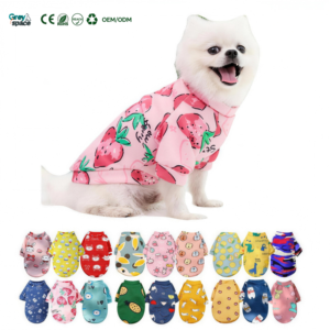 Ropa de Invierno Premium <span class=keywords><strong>para</strong></span> Mascotas con Estampado de Animales de Dibujos Animados, Chaleco de Dos Patas de Poliéster, Impermeables Transpirables y Suaves <span class=keywords><strong>para</strong></span> Perros Pequeños y Gatos <span class=keywords><strong>para</strong></span> Uso Diario - Product Image 1