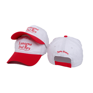 Venta al por mayor personalizado 3D bordado logo dos tonos 5 paneles gorra unisex <span class=keywords><strong>Gorras</strong></span> moda <span class=keywords><strong>gorras</strong></span> de béisbol con palo mágico - Product Image 3