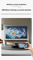 Projecteur laser 3LCD couleur pleine EF-15B - Home cinéma Android 11 intelligent portable 1080P 1000 lumens WiFi 3D Projection latérale