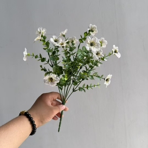 Vendita calda con foglie di eucalipto fiori artificiali finto fiore margherita per la decorazione del giardino - Product Image 3