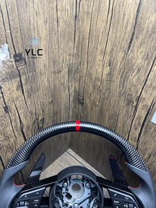 Modification et mise à niveau du volant en fibre de carbone pour <span class=keywords><strong>Audi</strong></span> A1 <span class=keywords><strong>A3</strong></span> A4L A5 A6L A7 <span class=keywords><strong>Q2</strong></span> Q3 Q5 Q7 - Product Image 2