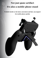 Manette de jeu sans fil W11 conçue avec un gyroscope six axes et des boutons tactiles pour PSP/PS2