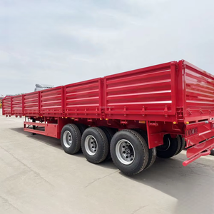 Semi-remorque 3 essieux 60 tonnes pour le transport de marchandises en vrac en Jamaïque, dotée d'un design pratique des parois latérales - Product Image 5