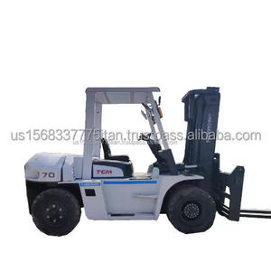 Montacargas Diésel FD70 Usado de 7 Toneladas de Súper Calidad, Confiable para las Industrias de Comercio Minorista y Restaurantes, para Komatsu, para Toyota TCM, Montacargas Japonés - Product Image 1