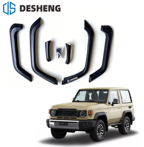 Ailes de voiture FENDER FLARE pour <span class=keywords><strong>Toyota</strong></span> <span class=keywords><strong>Land</strong></span> <span class=keywords><strong>Cruiser</strong></span> <span class=keywords><strong>J70</strong></span> 2007+ Autres accessoires extérieurs de voiture Autres pièces automobiles - Product Image 1