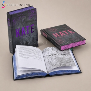 Servizio <span class=keywords><strong>di</strong></span> stampa <span class=keywords><strong>di</strong></span> libri personalizzati edizione speciale con copertina rigida stampa <span class=keywords><strong>di</strong></span> libri-bordi spruzzati - Product Image 4