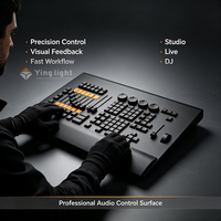 Console d'éclairage de scène MA DMX512, 2 sorties DMX, MIDI, LTC, Timecode, Faders RGB avec Flight Case