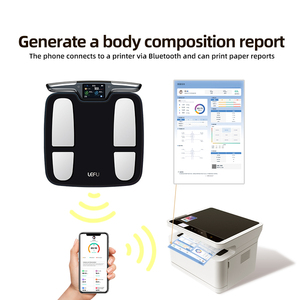 Độc đáo BMI quy mô kỹ thuật số OEM/ODM cao chính xác BMI trọng lượng phân tích ứng dụng 8 điện cực thông minh con người chất béo quy mô - Product Image 3