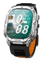 Montre connectée DF B25 TFT étanche IP68, compatible Android OS, avec calcul de pas, navigateur, enregistrement audio/vidéo, mesure de l'oxygène sanguin et de la tension artérielle