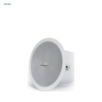 Haut-parleur coaxial de plafond de 6 pouces, 30W, 70-100V, avec couvercle arrière ignifuge, encastrable, pour système de sonorisation de salle de réunion