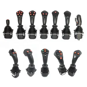 hand grip industrial joystick control operate front-after left-right for crane with various optional connector