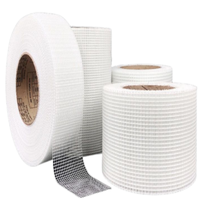 Ruban isolant en fibre de verre 100 mm avec adhésif thermofusible pour coins de cloisons sèches, matériau en fibre de verre Xinxing 8 mailles, service de découpe