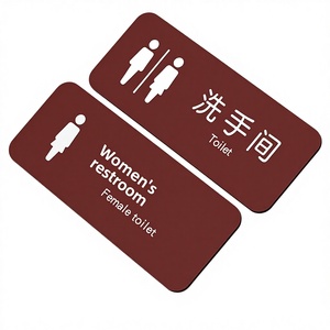 ป้าย<span class=keywords><strong>ห้องน้ำ</strong></span>อะคริลิคแบบฝ้า กันน้ำและป้องกันคราบสกปรก <span class=keywords><strong>ห้องน้ำ</strong></span><span class=keywords><strong>ชาย</strong></span> <span class=keywords><strong>ห้องน้ำ</strong></span>หญิง ห้ามสูบบุหรี่ ป้ายคำเตือน ป้ายคำแนะนำ ป้ายคำขวัญ - Product Image 1
