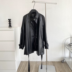 Boutique Großhandel Herbst Neue Mode Retro Eleganter Mittellanger Damen-Trenchcoat - Product Image 3