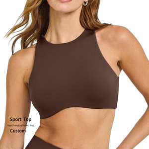 Camiseta de Yoga Ultra Suave <span class=keywords><strong>para</strong></span> <span class=keywords><strong>Mujer</strong></span>, Tejido Agradable al Tacto, Espalda Descubierta, Chaleco Deportivo, Sin Mangas, Sujetador Deportivo Ajustado <span class=keywords><strong>para</strong></span> <span class=keywords><strong>Mujer</strong></span> - Product Image 1