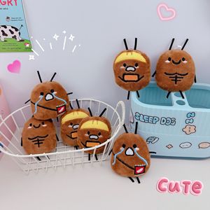 พวงกุญแจตุ๊กตาแมลงสาบกล้ามเนื้อสุดฮา ของขวัญน่ารักสำหรับสาวๆ ตกแต่งกระเป๋าเป้สะพายหลัง ของที่ระลึกงานปาร์ตี้ - Product Image 4