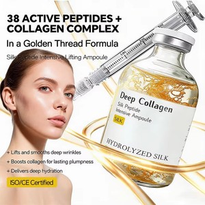 Siero Lifting al Peptide di Seta Raccomandato dai Dermatologi - Formula Sicura Certificata ISO CE GMP per Tutti i Tipi di Pelle e Uso Professionale - Product Image 2