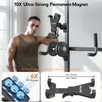 Support magnétique pour tablette OEM ODM pour salle de sport, support magnétique pour iPad pour salle de sport/voiturette de golf, fixation sur surface métallique
