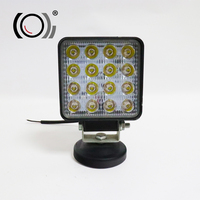 Luz de Trabajo LED Cuadrada de 4 Pulgadas y 48W, IP68 Impermeable, 12-24V, Lámpara de Conducción Todoterreno para Camioneta, Jeep, 4x4, SUV, ATV, Auto, con Certificación CE