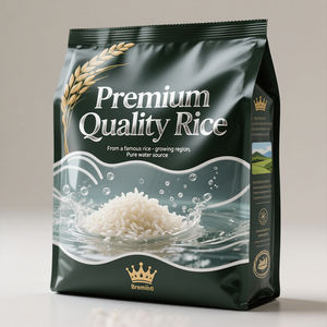 Sac d'Emballage en Papier pour Riz Biologique <span class=keywords><strong>de</strong></span> 1kg et 2kg, Personnalisé, Vente en Gros, avec Fermeture Éclair, Poignée et Ouverture Facile, pour Céréales et Farine - Product Image 4