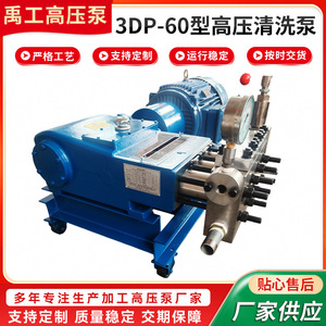 Pompe à piston haute pression Woo Gong 3DP-60, électrique, en acier inoxydable, pour nettoyage industriel, 12-37 kW - Product Image 5