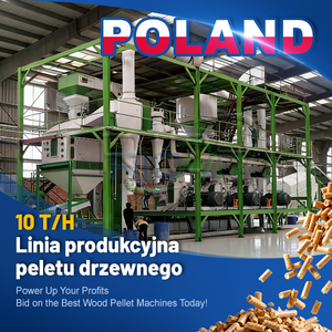 RICHI 10TPH Ensemble complet de machine à <span class=keywords><strong>granulés</strong></span> de <span class=keywords><strong>bois</strong></span> certifiée ATEX CE, ligne de production de <span class=keywords><strong>granulés</strong></span> de <span class=keywords><strong>bois</strong></span> clé en main pour les déchets de <span class=keywords><strong>bois</strong></span> en Pologne - Product Image 1