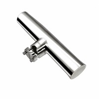 Support de canne à pêche réglable en acier inoxydable 316 avec tube évasé doublé blanc pour bateau, accessoires de quincaillerie marine