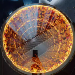 Exquis bricolage créatif Table de Transformation ensemble complet Abyss Double miroir fleur mer <span class=keywords><strong>pneu</strong></span> Table à thé pour la décoration publicitaire - Product Image 1