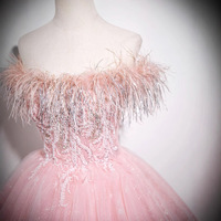 Robe de bal rose Quinceañera à sequins et dentelle, épaules dénudées, pour 15-16 ans, Robes de XV Anos, Soirée, Personnalisée