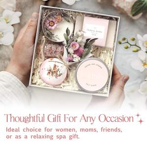 Orchid & Jasmine Spa Gift Set for Women-Paniers cadeaux luxueux pour spa, cadeaux pour maman, femme, soeur, amie, cadeaux de bain. - Product Image 5