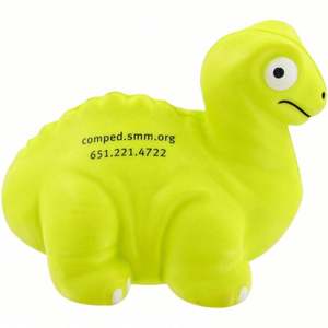 Jouet anti-stress en PU personnalisé avec logo de dinosaure, ballon anti-stress promotionnel - Product Image 1