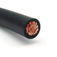 Câble de batterie 2awg 4awg 1/0 2/0 Câble d'alimentation cc flexible pour chariot élévateur chariot de golf solaire