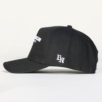 Gorra de Béisbol de 5 Paneles 100% Algodón, Logotipo Bordado en 3D Personalizado, Ajustable, Gorra de Moda para Hombre