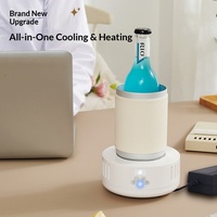 Refroidisseur de Boissons Portable Intelligent pour la Maison, Design Élégant, USB, Technologie TEC Électrique pour Boissons, Jus et Yaourts