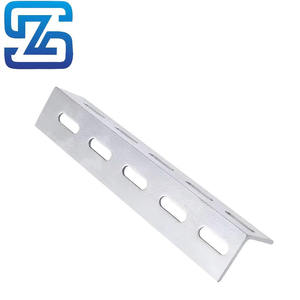 رف مستودع استخدام غي مشقوق زاوية شريط الصلب مع الثقوب - Product Image 1